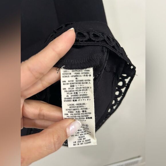 NWT Free People Iris Crochet-Inset Mini Dress - Picture 5 of 11